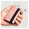 GUGGIARI® Slim Wallet with Coin Compartment Made of Microfibre Jacquard