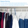 uxcell Clothes Hanger Connector Hooks, 30Pcs - ABS Hanger Hooks,