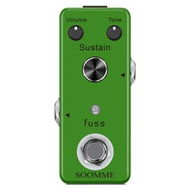 SOOMME Analog Fuzz Guitar Effect Pedal Analog Wheat Fuzz Effect For Electric Guitar Bass True Bypass