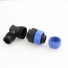 DRRI Weipu SP21 2-Pin Right Angle Waterproof Aviation Circular Connector