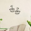 CoffeeCups Vinyl Wall Sticker Removable Bedroom Living Room Office Home