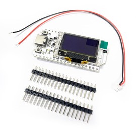 HiLetgo ESP32 OLED WiFi Kit V3 Tipo-C ESP-32 visualización OLED azul de 0.96 pulgadas WiFi+Bluetooth CP2012 Placa de desarrollo de Internet para Arduino ESP8266 NodeMCU