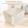 Lifewit Canvas Cotton Comforter Storage Bags with Zipper 4 Pack,