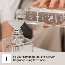 MAISON BERGER Orange Blossom Lampe Berger Refill, 500 ml (16.9 fl oz), 2-in-1 Catalytic System, Neutralizes Odors and Diffuses Fragrance, Green Notes, Orange Blossom, Neroli, Jasmine, Made in France