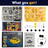 Hechify STEM 6-in-1 Solar Power Robotics Set for Kids, DIY