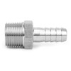 2 Pack 304 Stainless Steel Hose Connector Straight Pipe Adapter