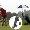 ZAWELIYO Golf Trolley Umbrella Holder, Universal Push Trolley Umbrella Support,