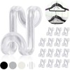 Hanger Hooks Space Saving, 70 Pack Clothes Hanger Connector Hooks,