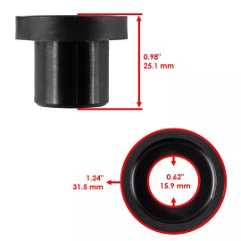 Caltric Front Lower Control Arm Bushings for Polaris 3563604