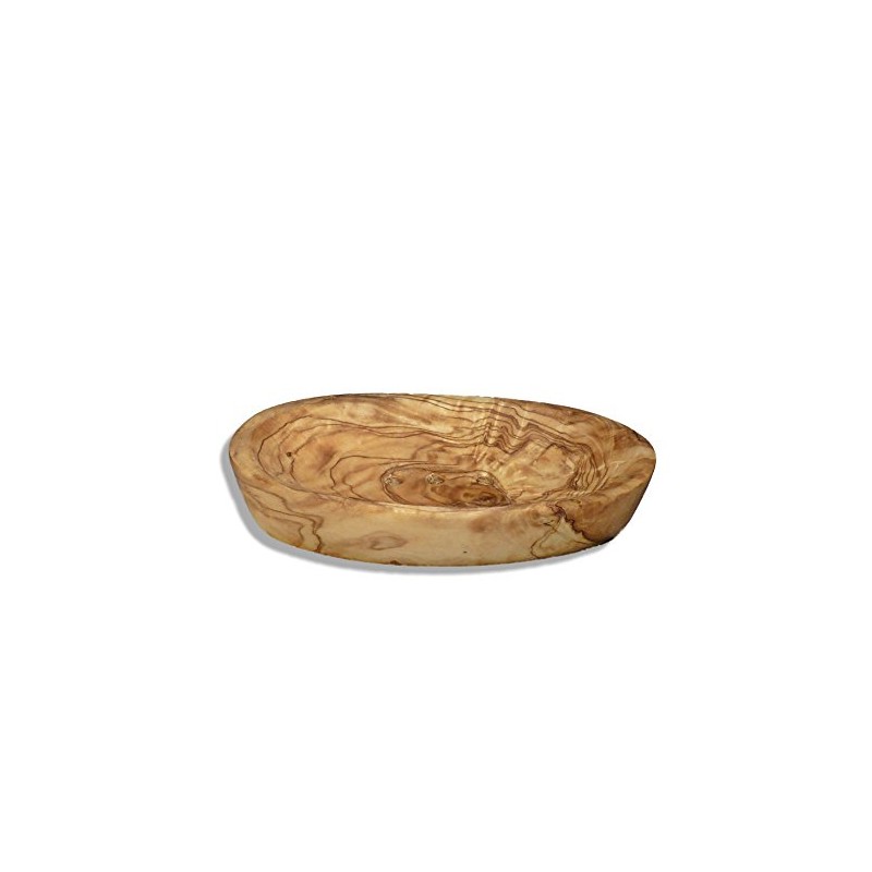 Soap Dish Olive Wood Oval Medium 125 x 75 cm