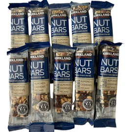 Nut Bars With Cocoa Drizzle & Sea Salt Almonds Cashews Pecans 1.41 oz Each 5g Protein (10pk)