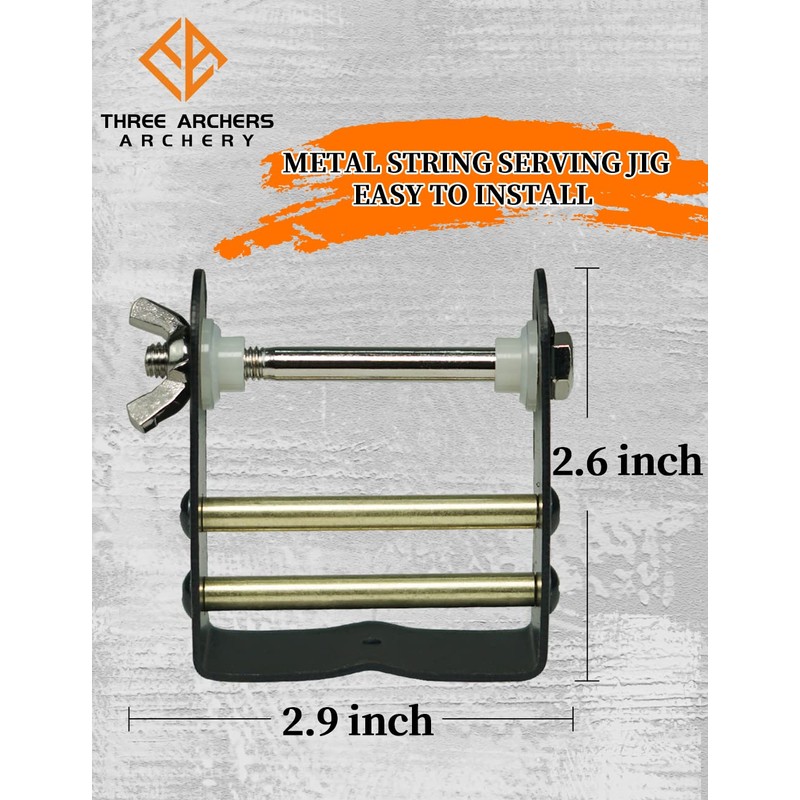 THREE ARCHERS Bowstring Serving Thread String Serving Jig 120 yard/110m