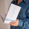 Baby's Scan Photos 2024 - Photo Album with Stitched Blue