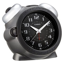 CASIO Alarm Clock Loud Alarm Clock Bell Grey Analog Sleep Buster Snooze Light TQ-645S-8BJF