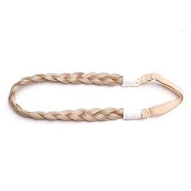 Hair extension, braided headband, braided hairpiece, bun scrunchie with hair, straight bun, hairdos for women