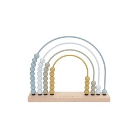 Little Dutch Wooden Abacus Rainbow Blue (Powder Blue)
