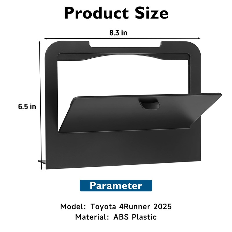 BIBLOZ Hidden Storage Box for Toyota 4Runner 2025 2026 Accessories