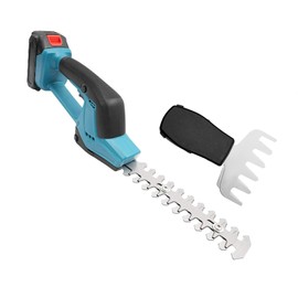 Cordless Hedge Trimmer Grass Shear 2 in 1 Handheld Electric Bush Trimmer Garden Shears, Hedge Trimmers Cordless with 2 * 1500mAh Battery Rechargeable