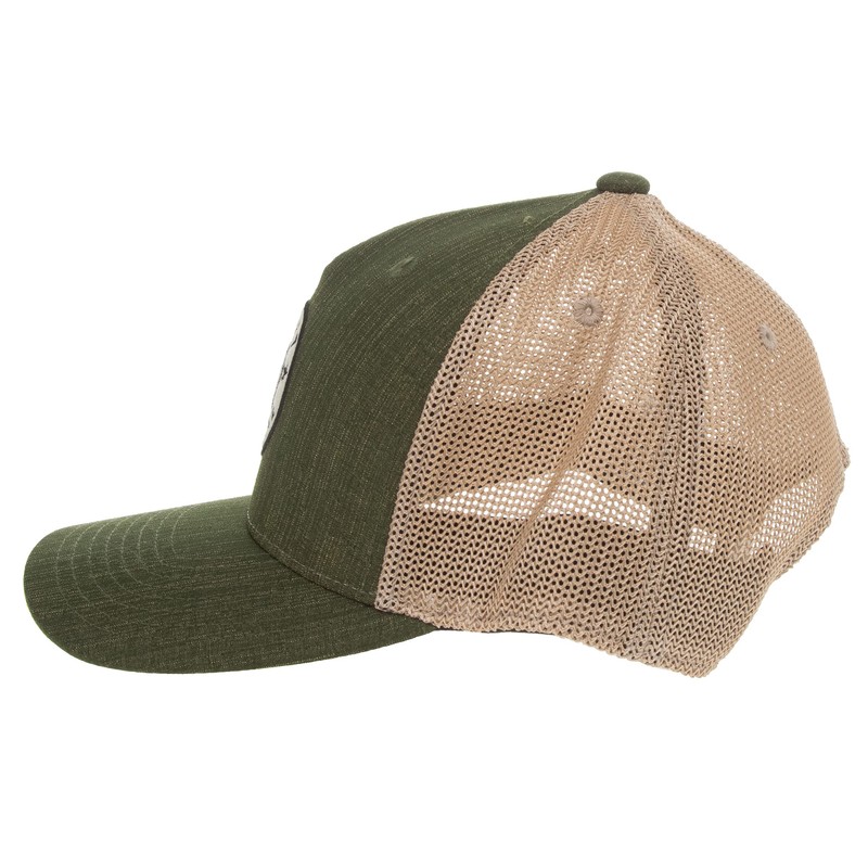 ARIAT Round Patch Trucker Hat Olive