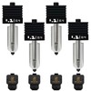 HzdaDeve 4 Pack 0.4MM P2S/H2D/H2SA1/A1 Mini Combo Hotend Print Head
