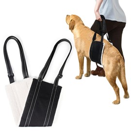 MHwan Dog Carrying Aid, Adjustable, Fluffy, Comfortable Carrying Strap, Dog Rope Body in Climbing Quality, Strong, Not Easy to Break, Waterproof 600D Oxford Fabric Surface Dog Carrying Aid