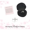 Precious Pieces Sterling Silver Cross Ring with CZs for Confirmation