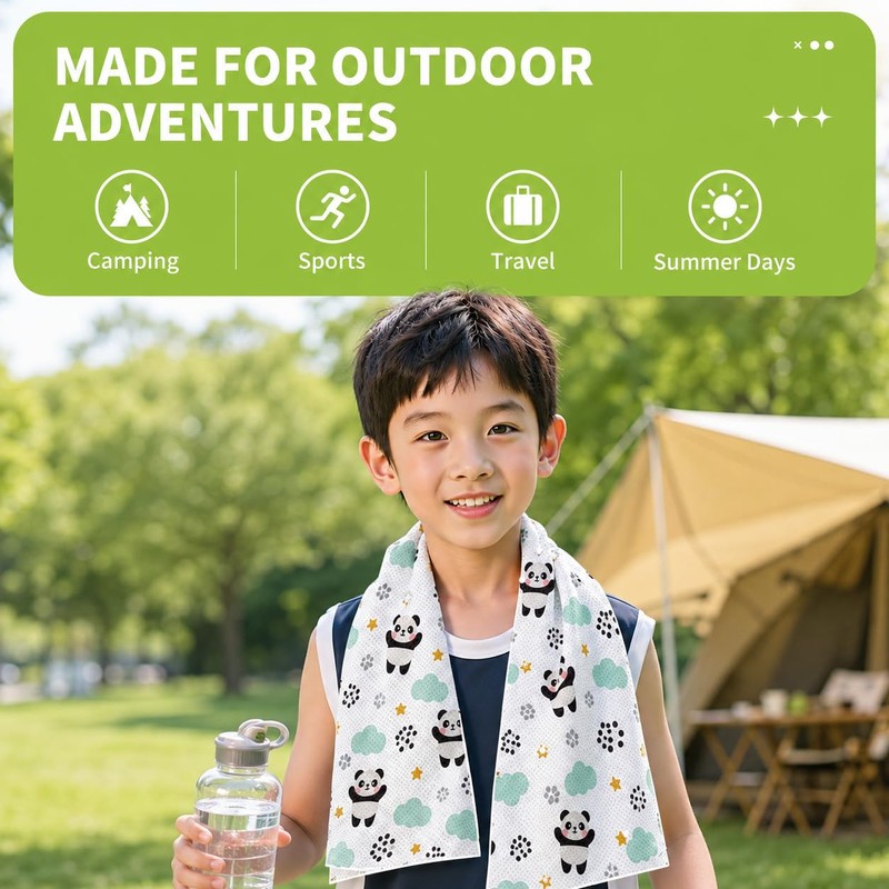 Cooling Towel for Sports, Quick Dry Breathable Mesh, Lightweight and