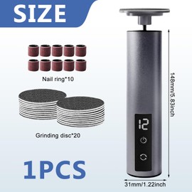 2 in 1 Elektrischer Hornhautentferner, Hornhaut Entfernen Fuß Elektrisch, Elektrische Hornhautentferner, Pediküre Fußfeile Fuß Entfernen Einstellbare Geschwindigkeit 20 Schleifscheiben 10 Nagelringe
