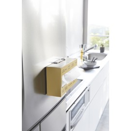 Yamazaki Industries Magnetic Box Holder Plate, White 2797