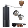 Queenom Manual Coffee Grinder Portable Cone-shaped Burr Coffee Bean Grinder,