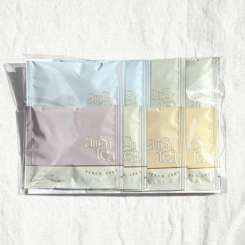 amsu tea 8 types of tea individually packaged peach muscat
