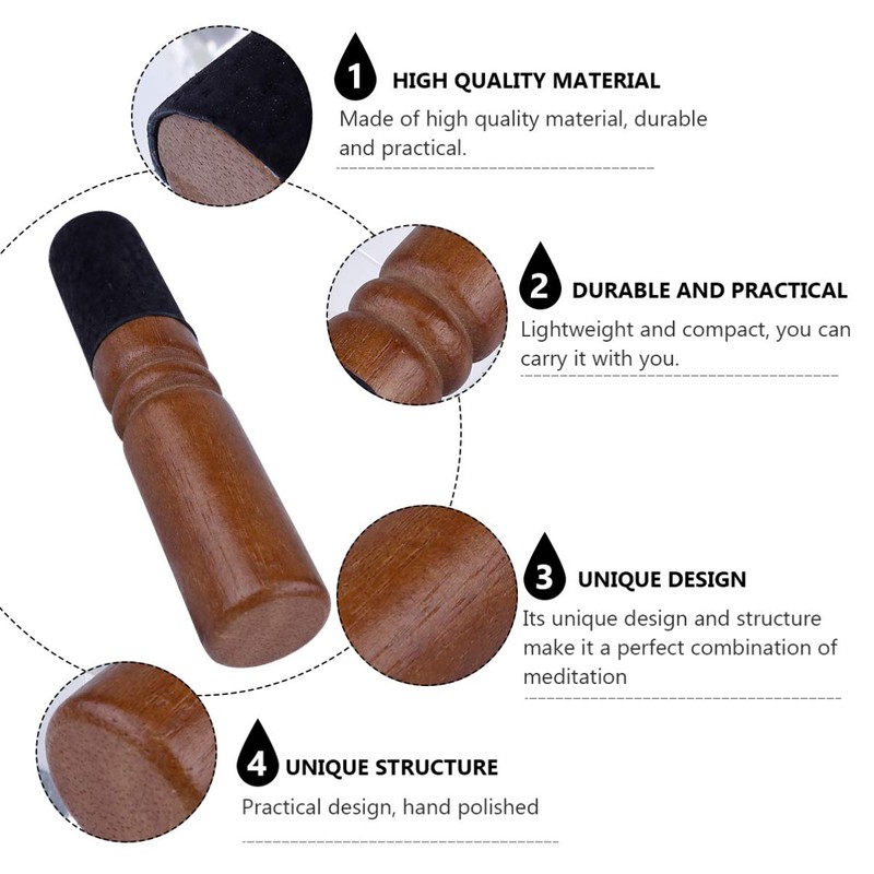 Wooden Singing Bowl Mallet Sound Bowl Stick Singing Bowl Striker