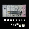 Nail art large capacity 20 types of various pearl stones + picker + tweezers set (WAE14FB) / 네일아트 대용량 각종 진주스톤 20종+픽커+핀셋 세트 (WAE14FB)