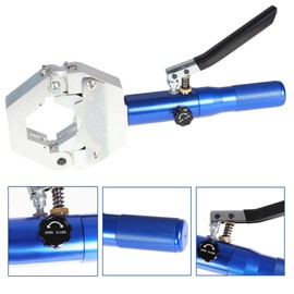 LiGuVCY Hydraulic Hose Crimper AC Crimping Tool, Hydra-Crimp 71500 Hydraulic Hose Crimping Tool for Barbed and Beaded Hose Fittings with 7 Die Set