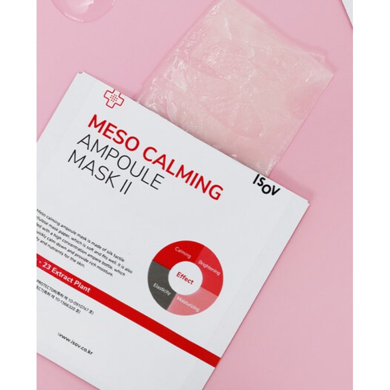 Isorb Mezzo Calming Ampoule Mask II Pack (1 box, 10