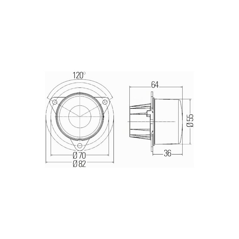 HELLA 2NE 011 172-081 Rear Fog Light - LED -