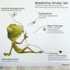 Sunnywall Funny Frogs Wall Sticker Wall Sticker Wall Picture Baby