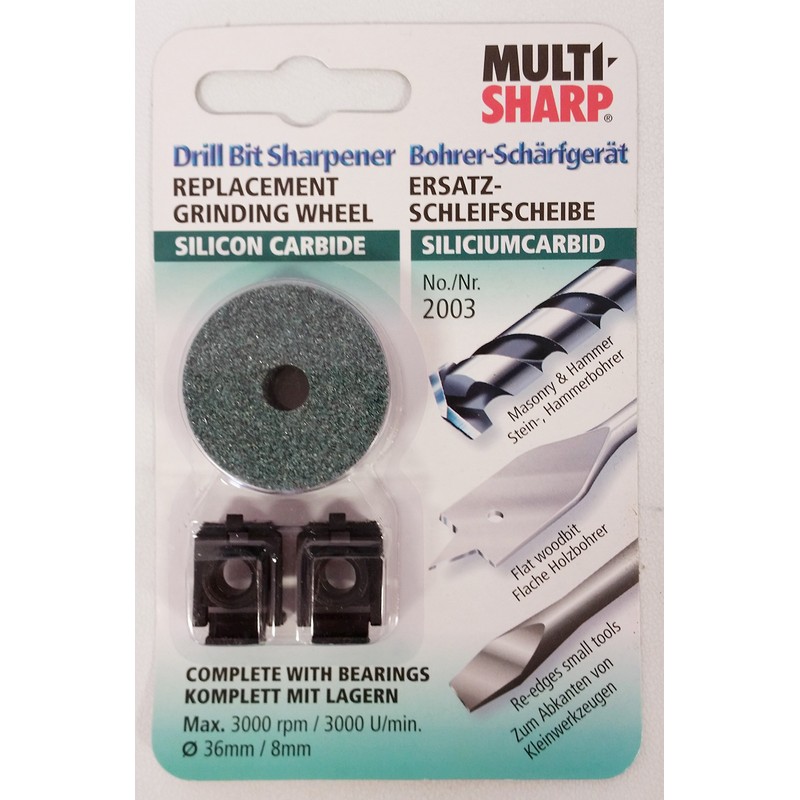 Multi-Sharp 2003 Silicon Carbide Replacement Grinding Wheel for Drill Bit