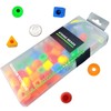 Lacing Beads for Toddlers (60 Stringing Beads,4 Strings) -Educational Montessori