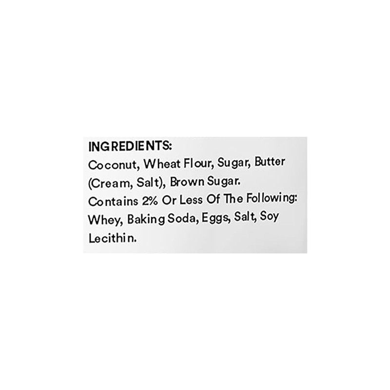 Thinsters Crunchy Thin Snack Cookies, Toasted Coconut, 16 oz (Pack