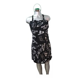 Like Shop Mandil Estampado Personalizado De Gabardina Con Bolsas