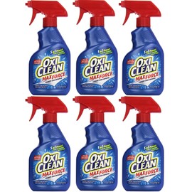 OxiClean Max Force Laundry Stain Remover Spray, 12 Fl Oz (Pack of 6)