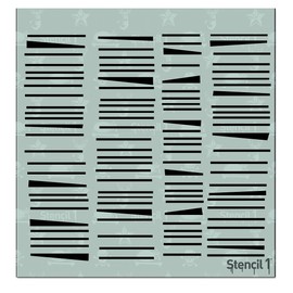 Stencil1 Thatched Small Pattern Stencil - Durable Quality Reusable Stencils for Painting Crafts and Decor - Decor on Walls Fabric Art Craft - 5.75" x 7