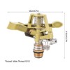 BORDSTRACT G1/2 Zinc Alloy Sprinkler,Garden Irrigation Tools, Rotating Sprayer Nozzle