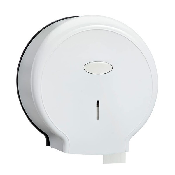 Jumbo Toilet Paper Roll Dispenser, Large Capacity Punch Dense Plastic