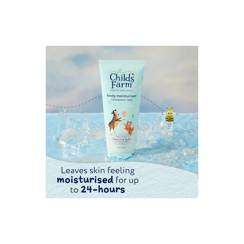 Childs Farm Kids Moisturiser, Fragrance Free | Soothing, Moisturising &