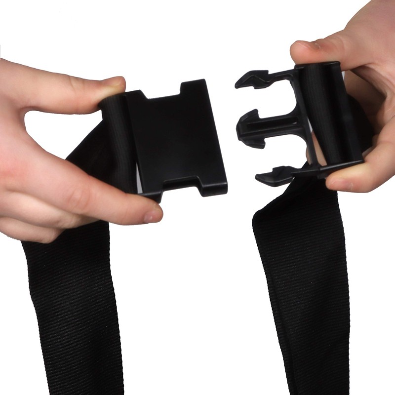 Karteo Luggage Strap Black Luggage Strap [Pack of 1] Travel
