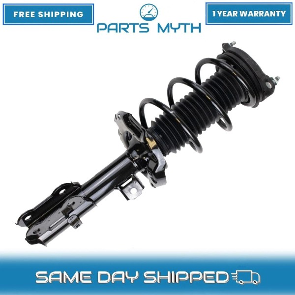 TRQ Front Loaded Complete Strut Spring Assembly Passenger Side For