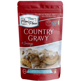 Mom's Place Gluten-Free Country Gravy Mix - Dairy, Corn, Nut & Soy Free, Easy to Make, 2.0 oz