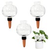 3 Pack Plant Self Watering Globes Top Fill for Indoor